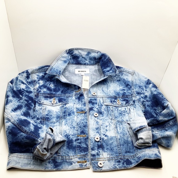 🆕{BB Dakota} Kane Light Acid Wash Denim Jacket - Picture 13 of 16